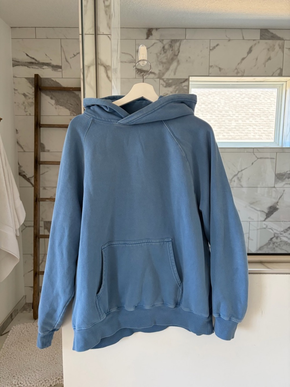 ARITZIA Mega Sweatfleece Hoodie Faded Jazz Blue